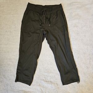 Lululemon Dance Studio Mid-Rise Cropped Pant Olive